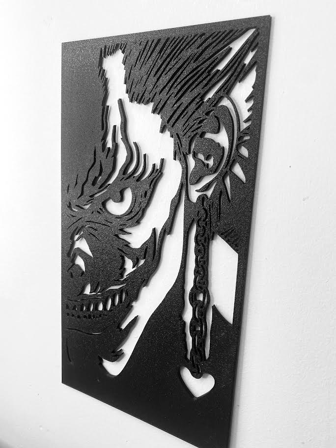 Décoration minimaliste : Ryuk (Death Note) - GMBT3D