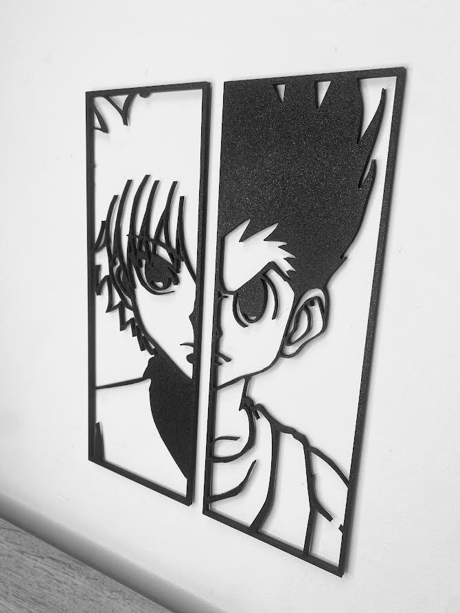 Duo de décorations Gon et Kirua (HunterxHunter)