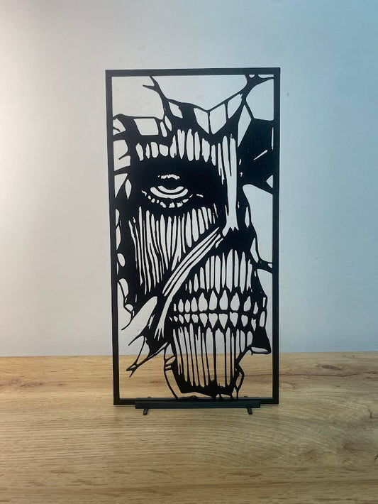 Décoration minimaliste : Titan Colossal de l'attaque des titans (SNK)
