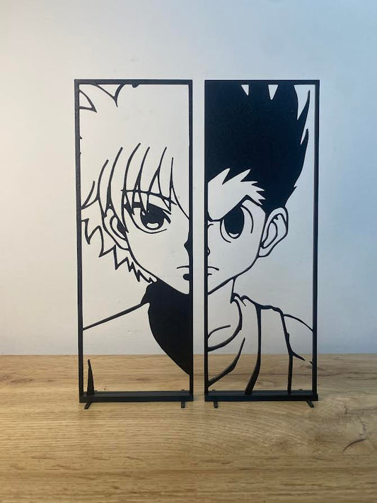 Duo de décorations Gon et Kirua (HunterxHunter)