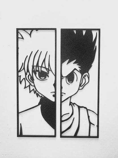 Duo de décorations Gon et Kirua (HunterxHunter)