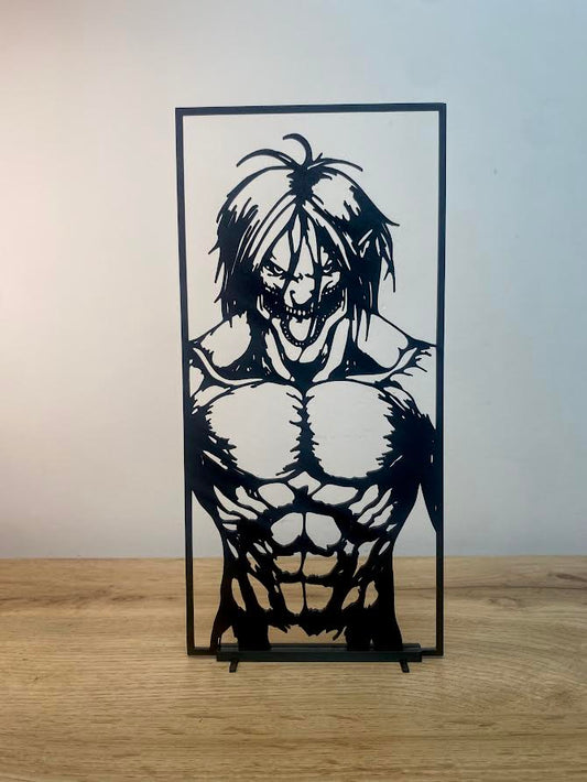 Décoration minimaliste : Titan Assaillant de l'Attaque des Titans (SNK)